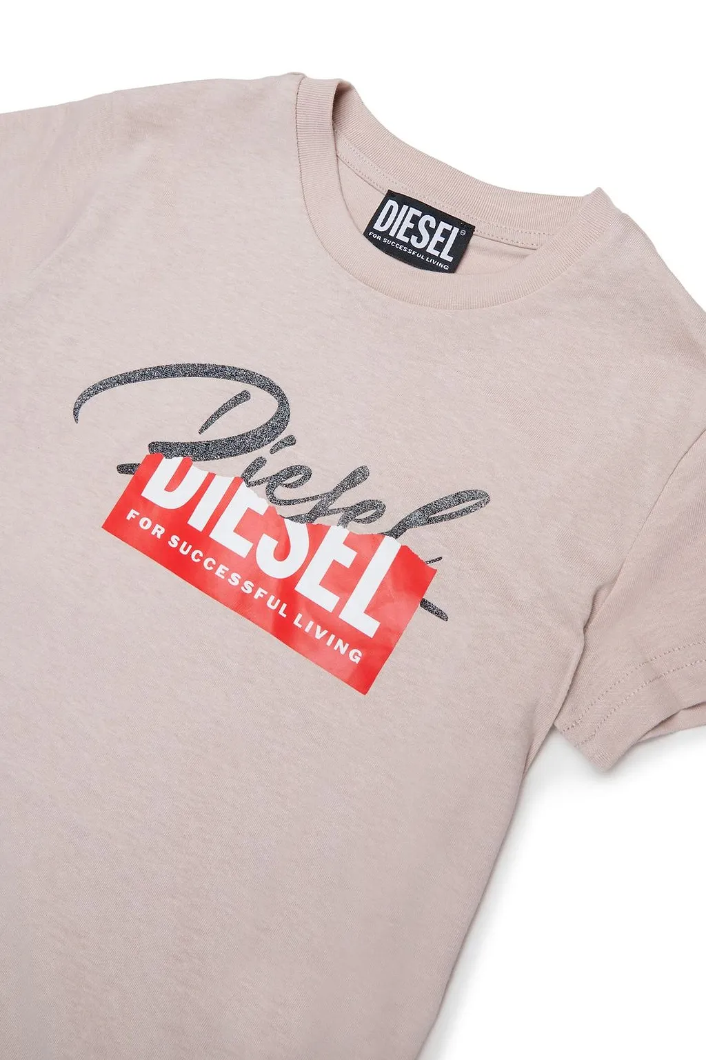 Diesel Kids Tirlitn Logo Print T-Shirts