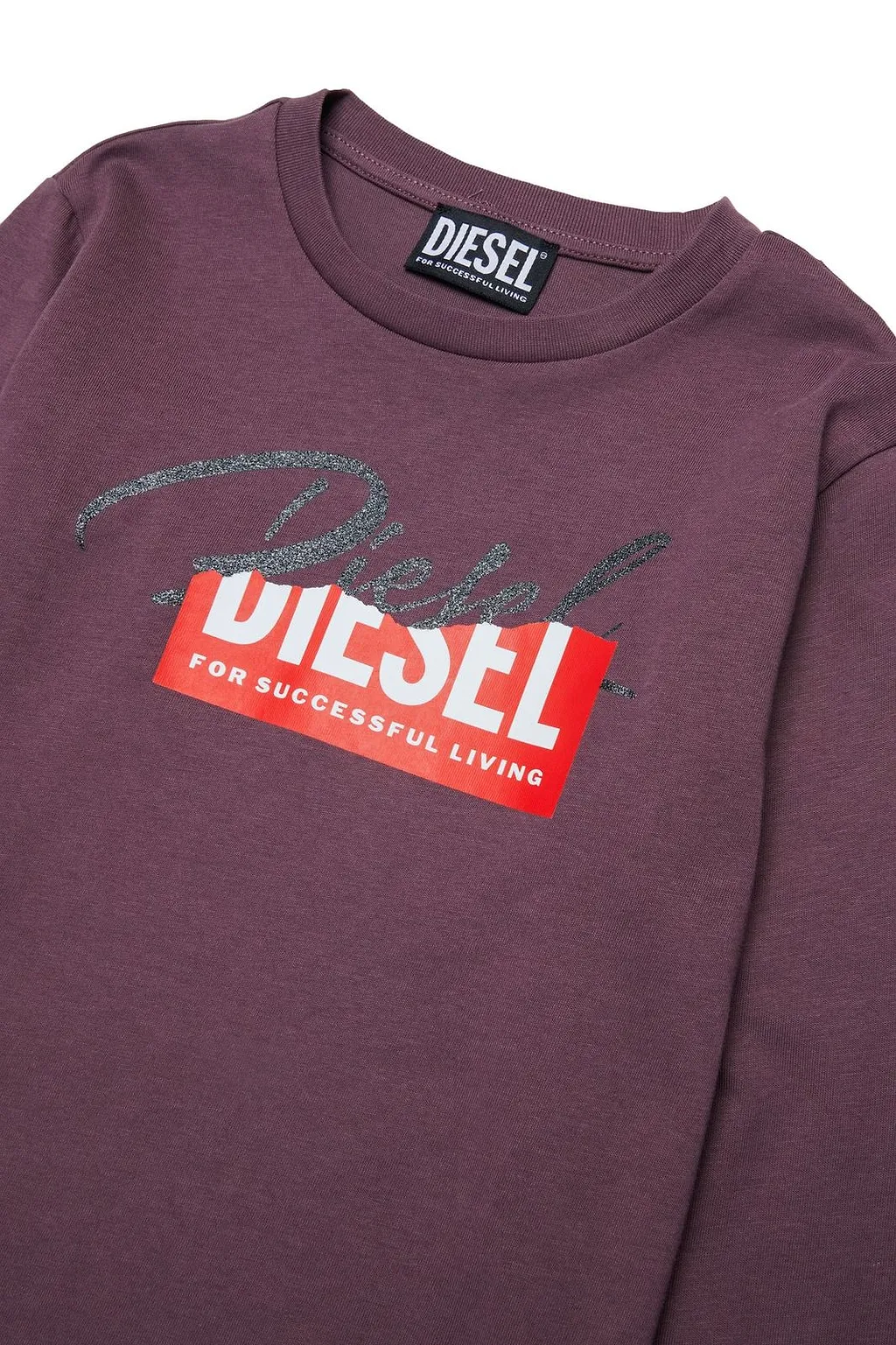 Diesel Kids Tirlitn Logo Long Sleeve T-Shirt