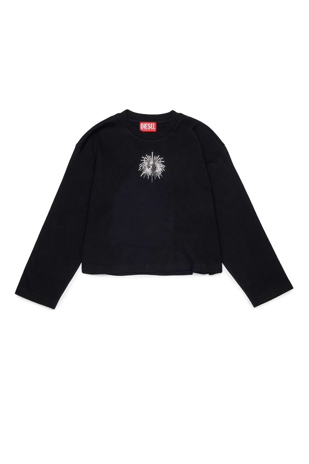 Diesel Kids Tmonk Studded Long Sleeve Top