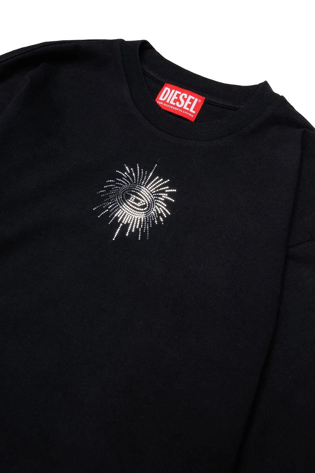 Diesel Kids Tmonk Studded Long Sleeve Top