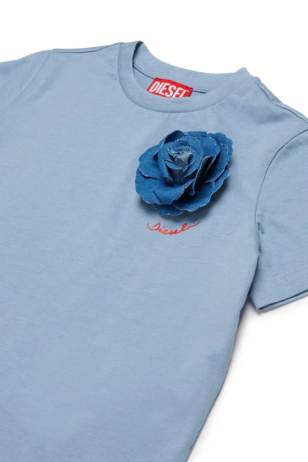Diesel Kids Troset Floral Appliqué T-Shirt