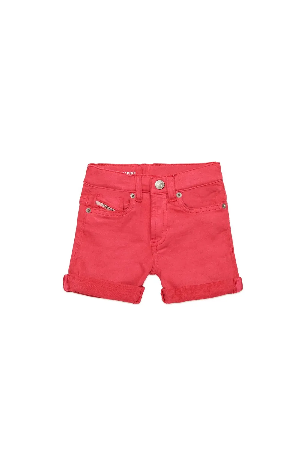 Diesel Kids Turn-Up Brim Denim Shorts