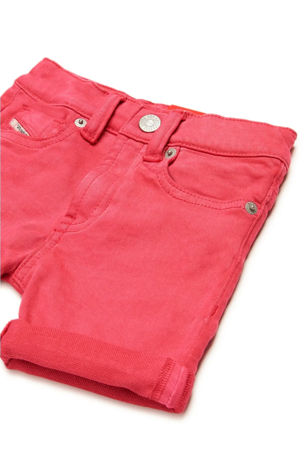 Diesel Kids Turn-Up Brim Denim Shorts