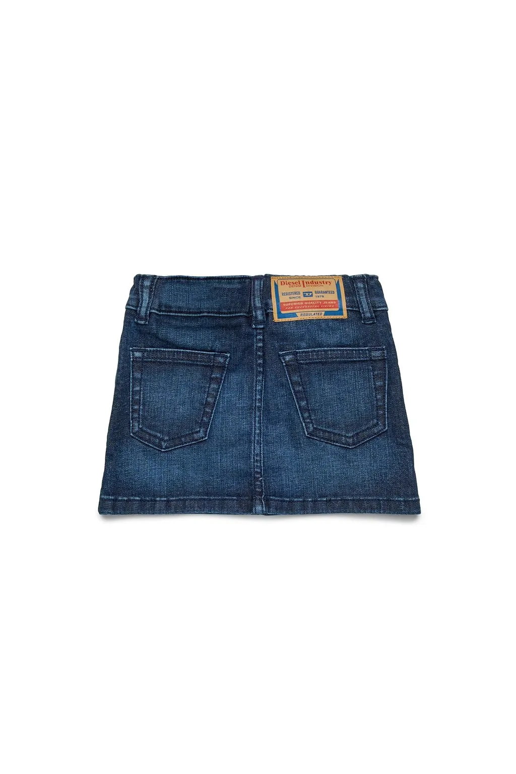 Diesel Kids Worn-Effect Denim Skirt