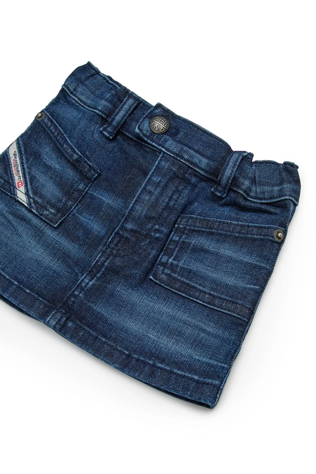Diesel Kids Worn-Effect Denim Skirt