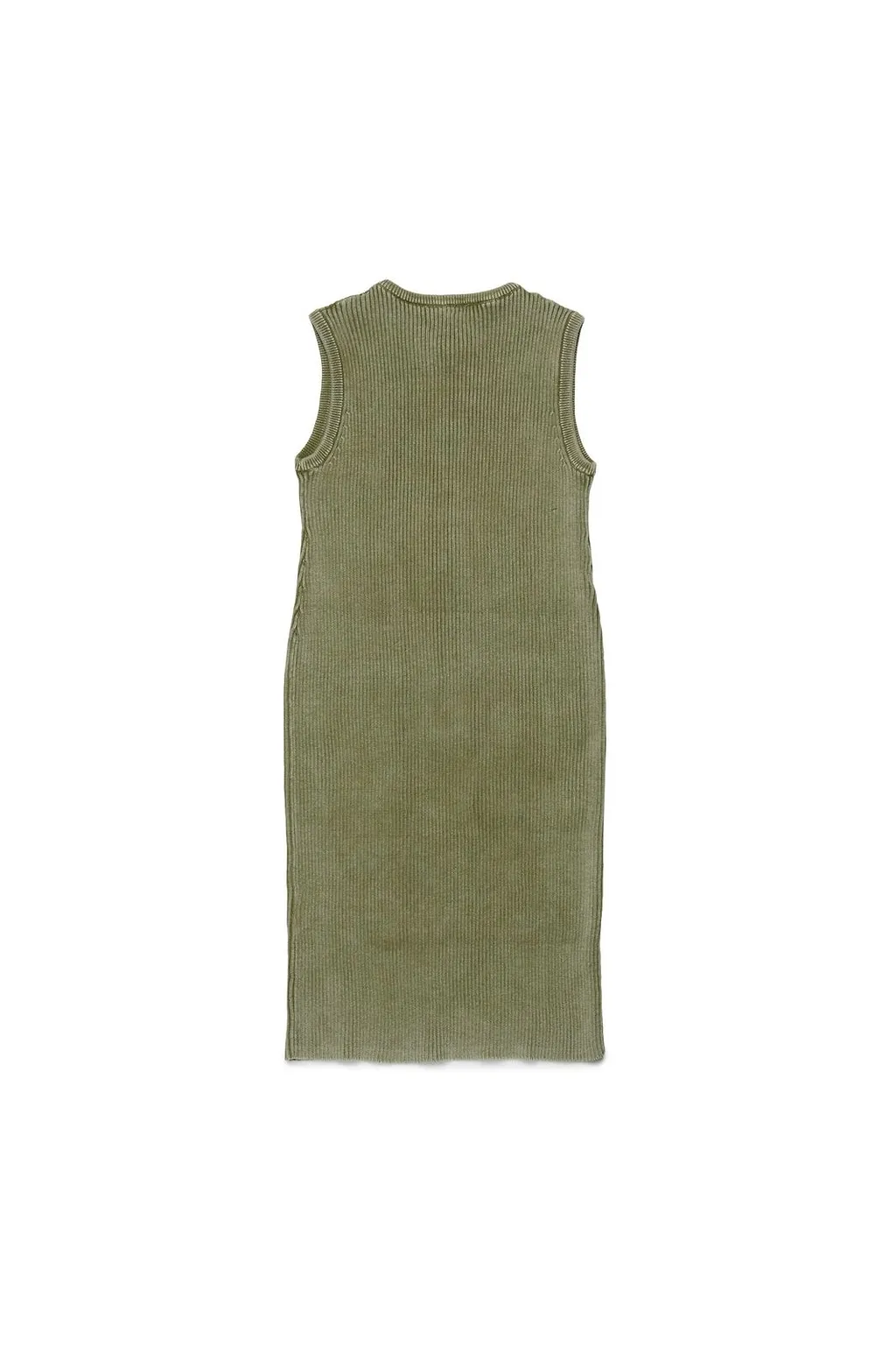 Diesel Kids Zip-Up Sleeveless Ribbed-Knit Dress