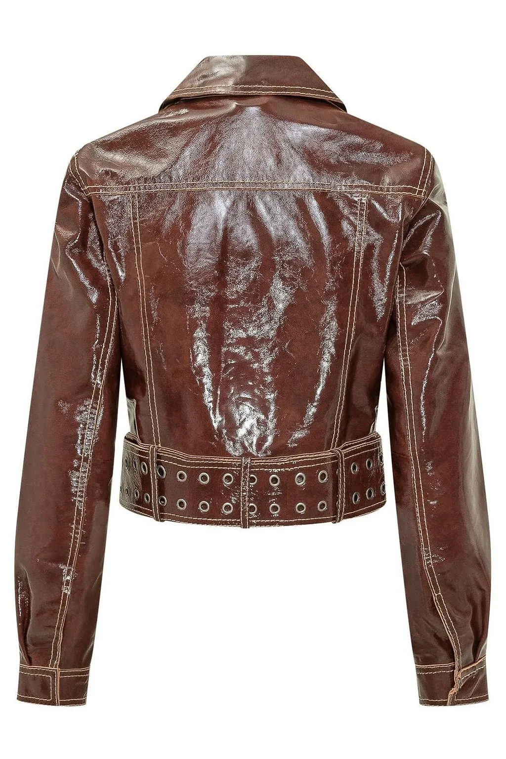 Diesel L-Egend Belted Cropped Jacket
