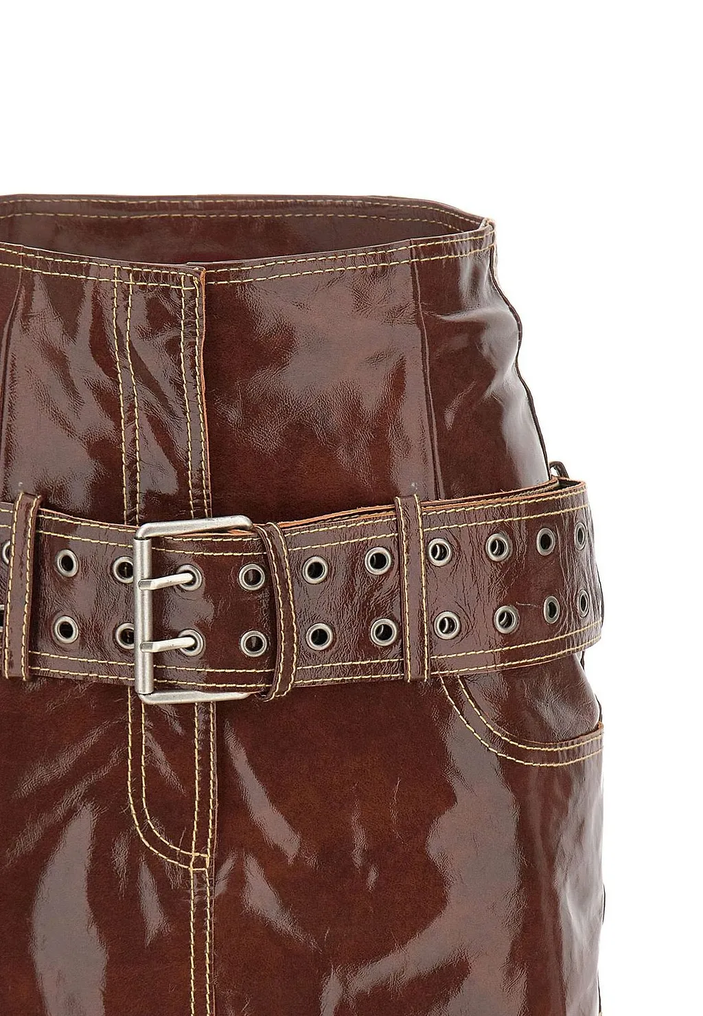 Diesel L Evant Belted Mini Skirt