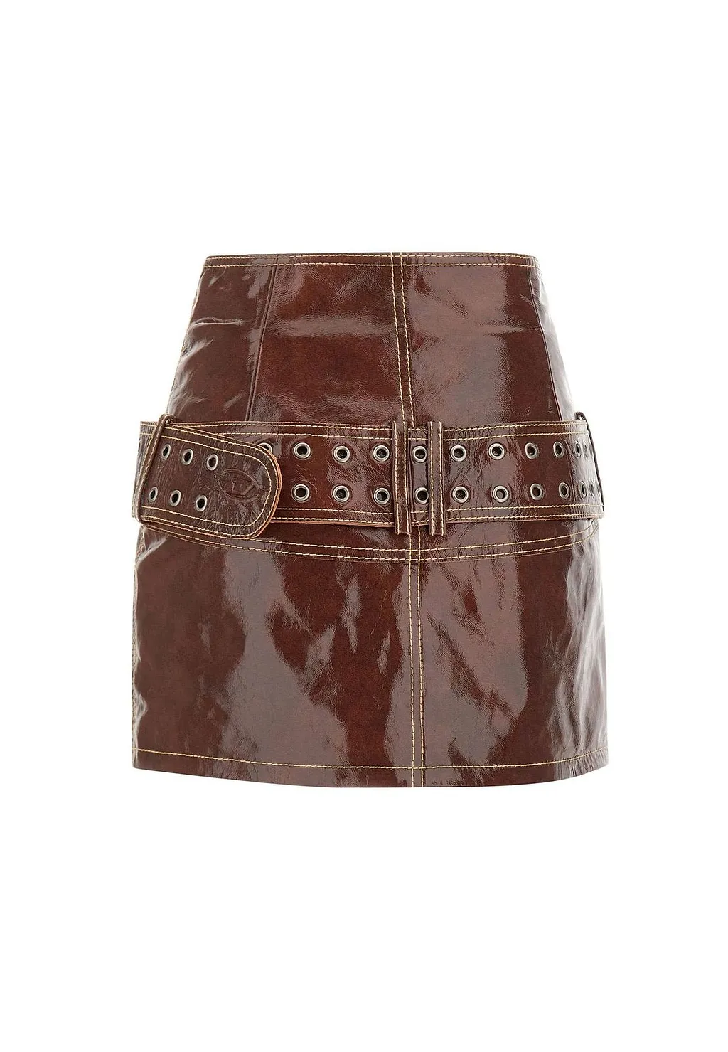 Diesel L Evant Belted Mini Skirt