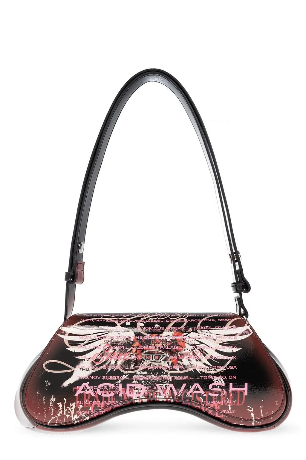Diesel Play Graphic Printed Shoulder Bag
