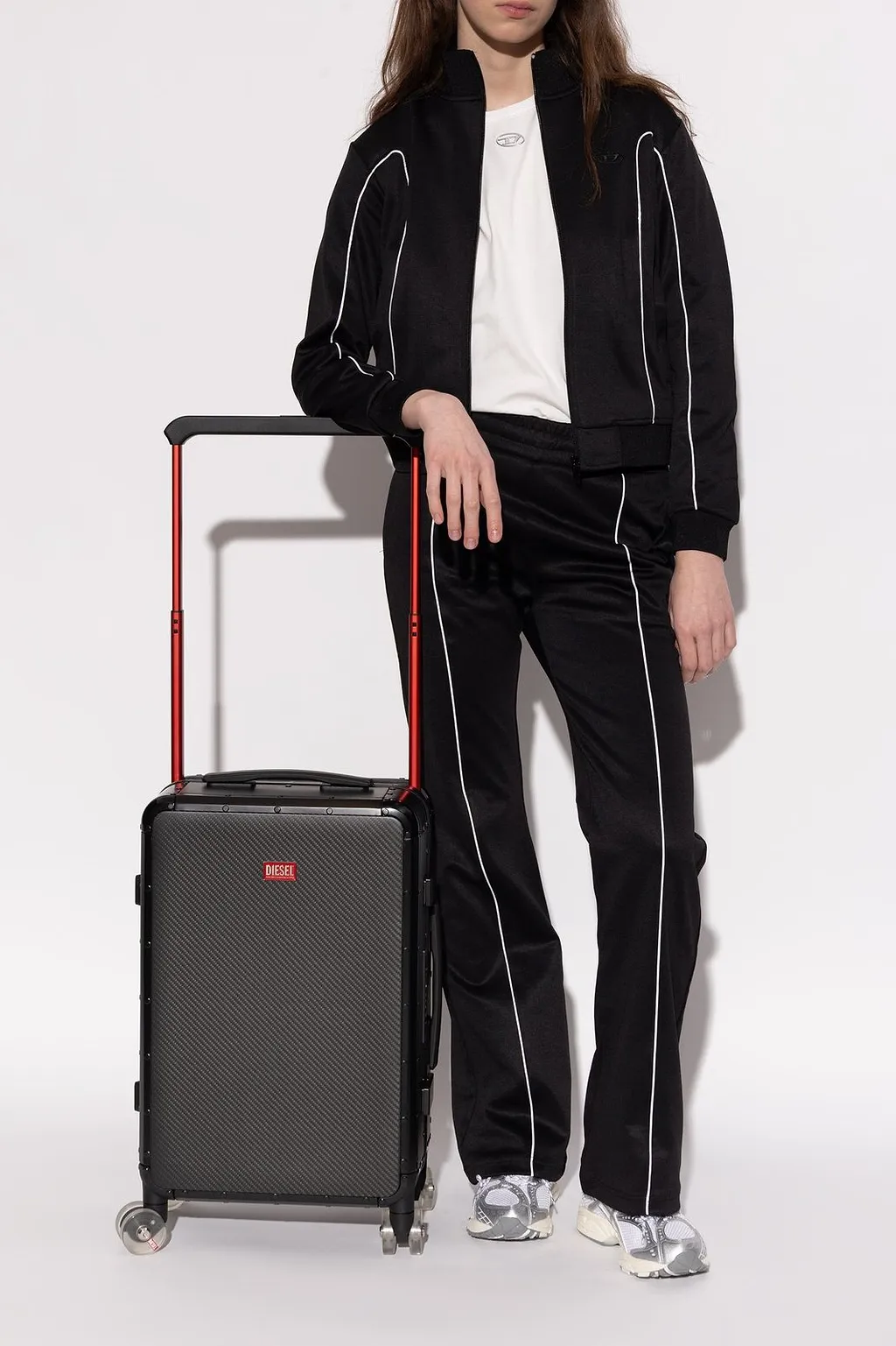 Diesel Logo Detail Suitcase