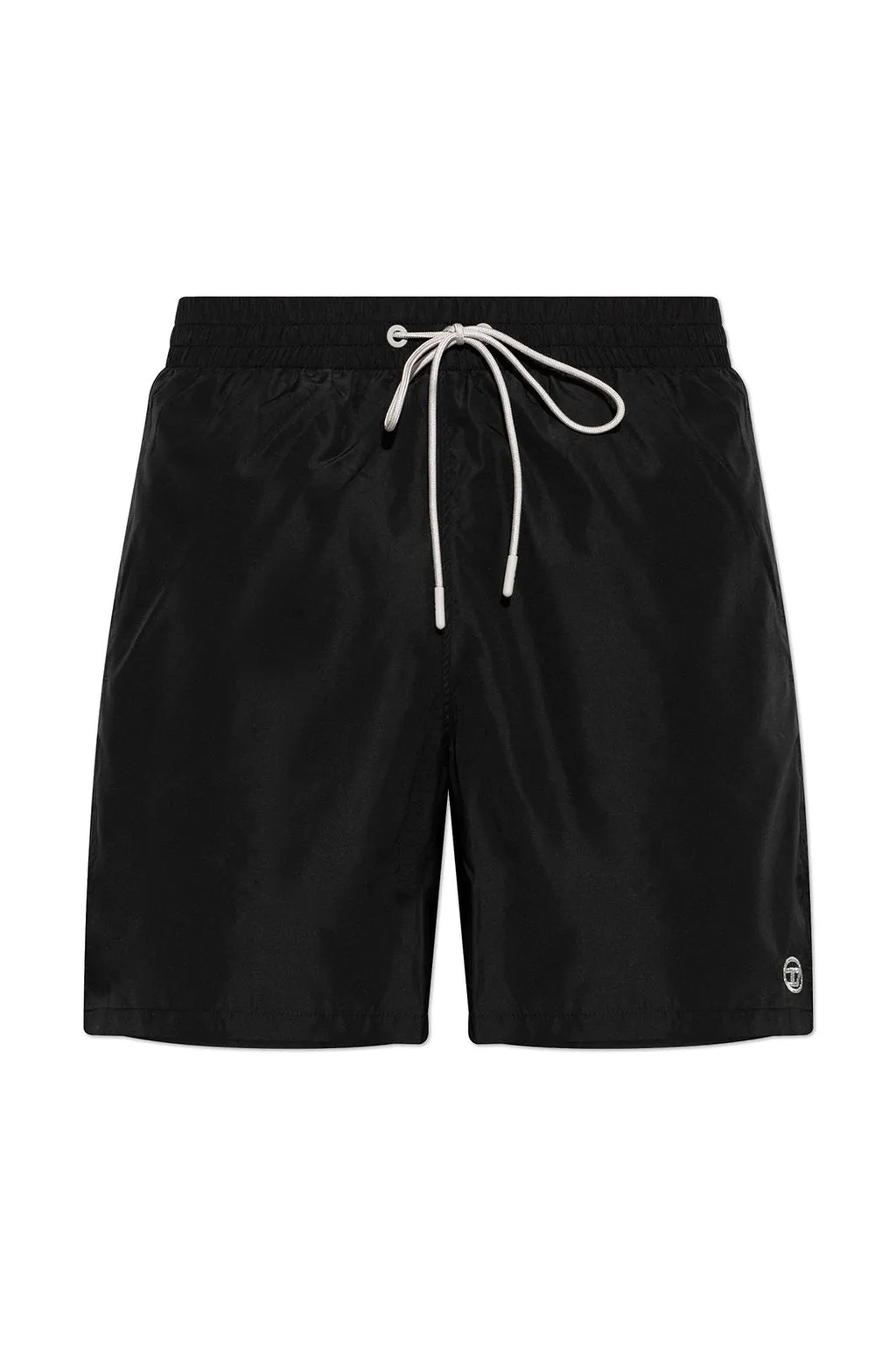 Diesel Logo Embroidered Drawstring Swim Shorts