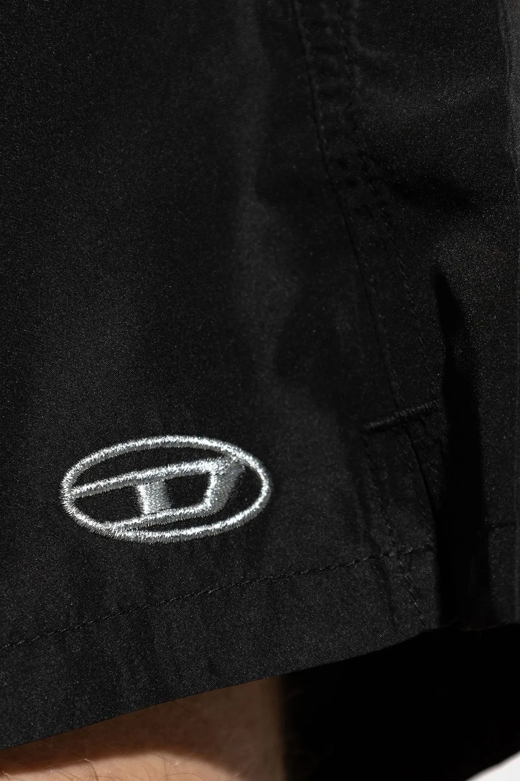 Diesel Logo Embroidered Drawstring Swim Shorts
