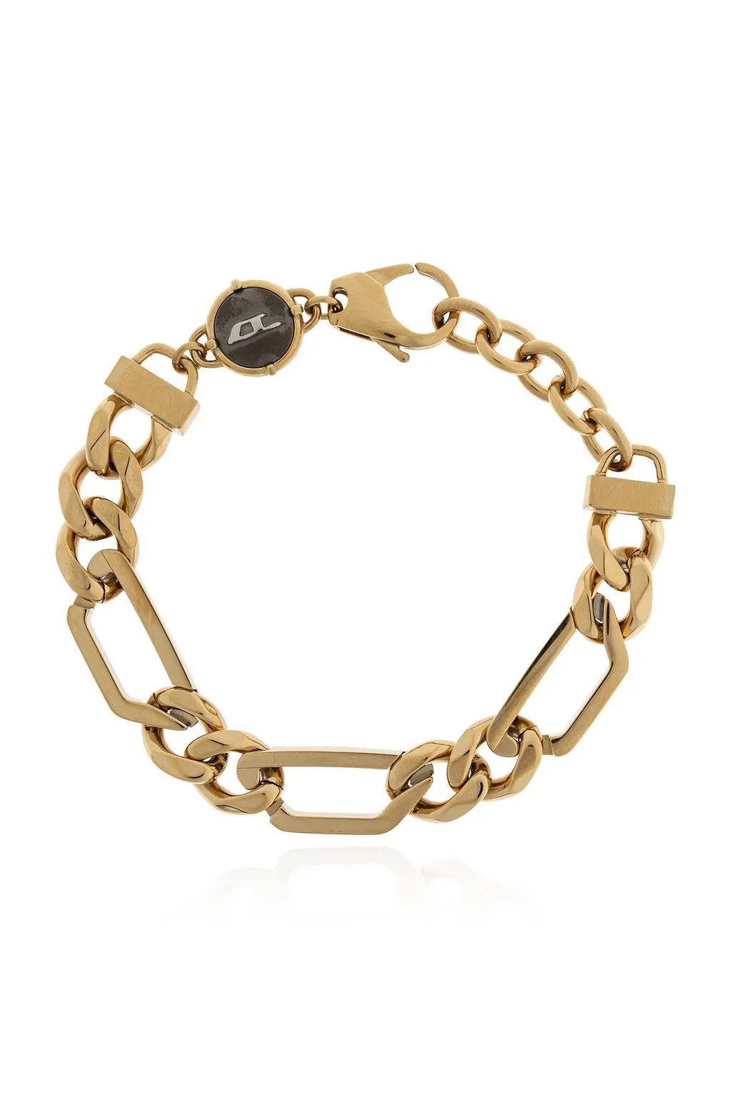 Diesel Logo Engraved Chain-Linked Bracelet