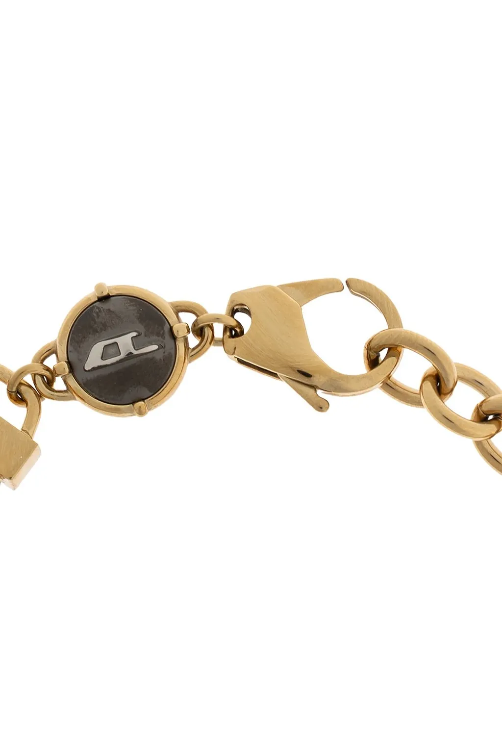 Diesel Logo Engraved Chain-Linked Bracelet