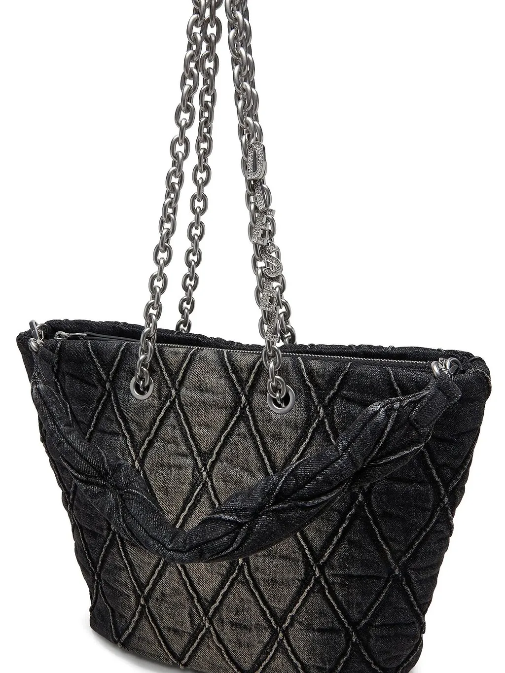Diesel Quilted Chain Shoulder Bag