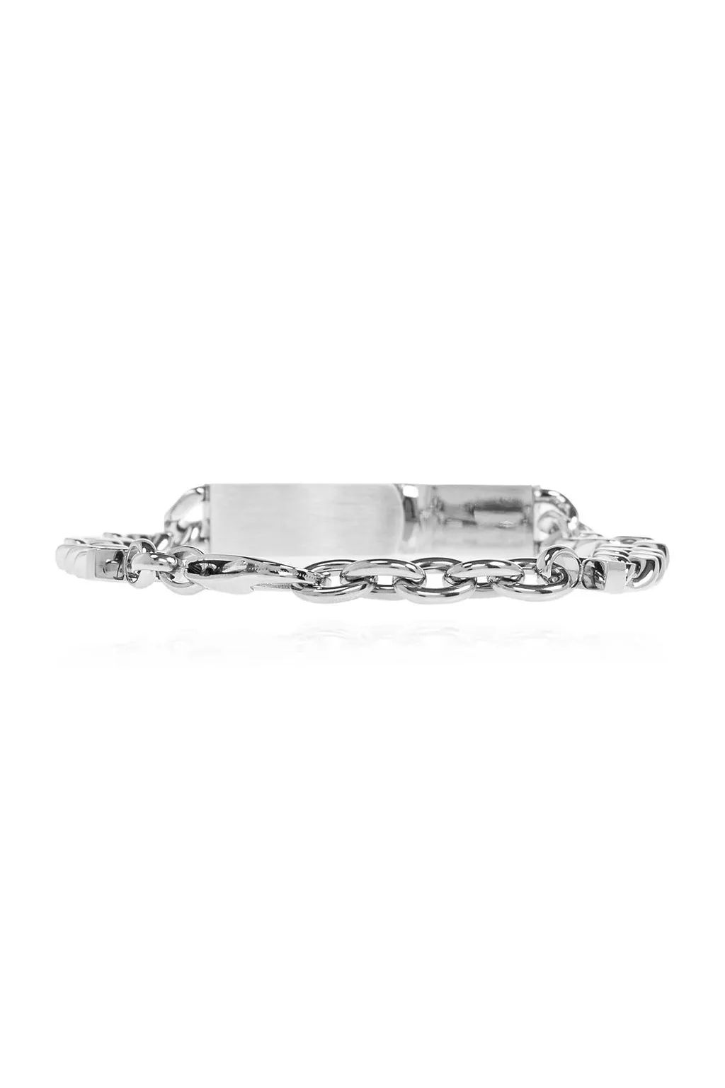 Diesel Logo Engraved Chained Bracelet
