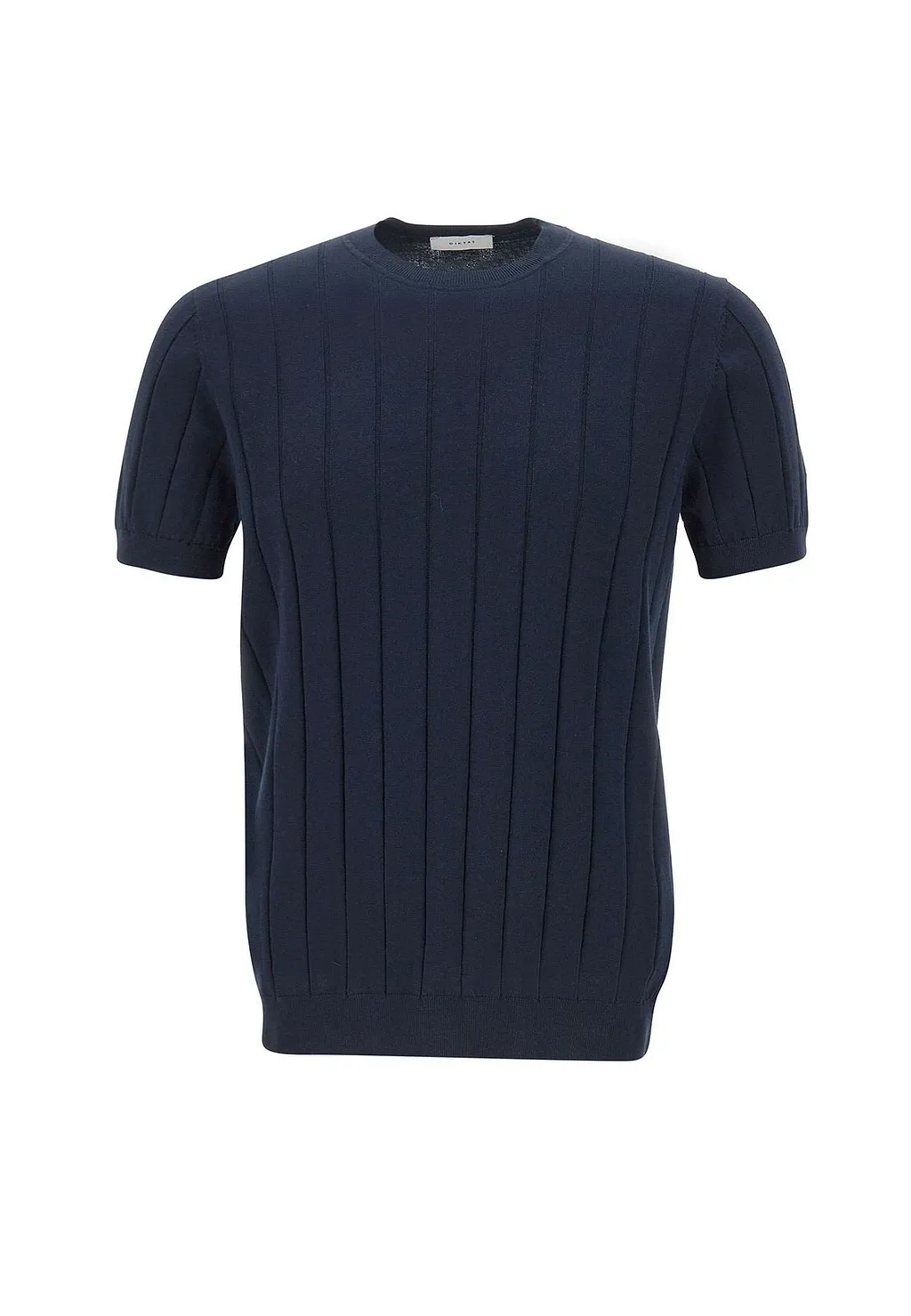 Diktat Ribbed Short-Sleeve Knitted Top