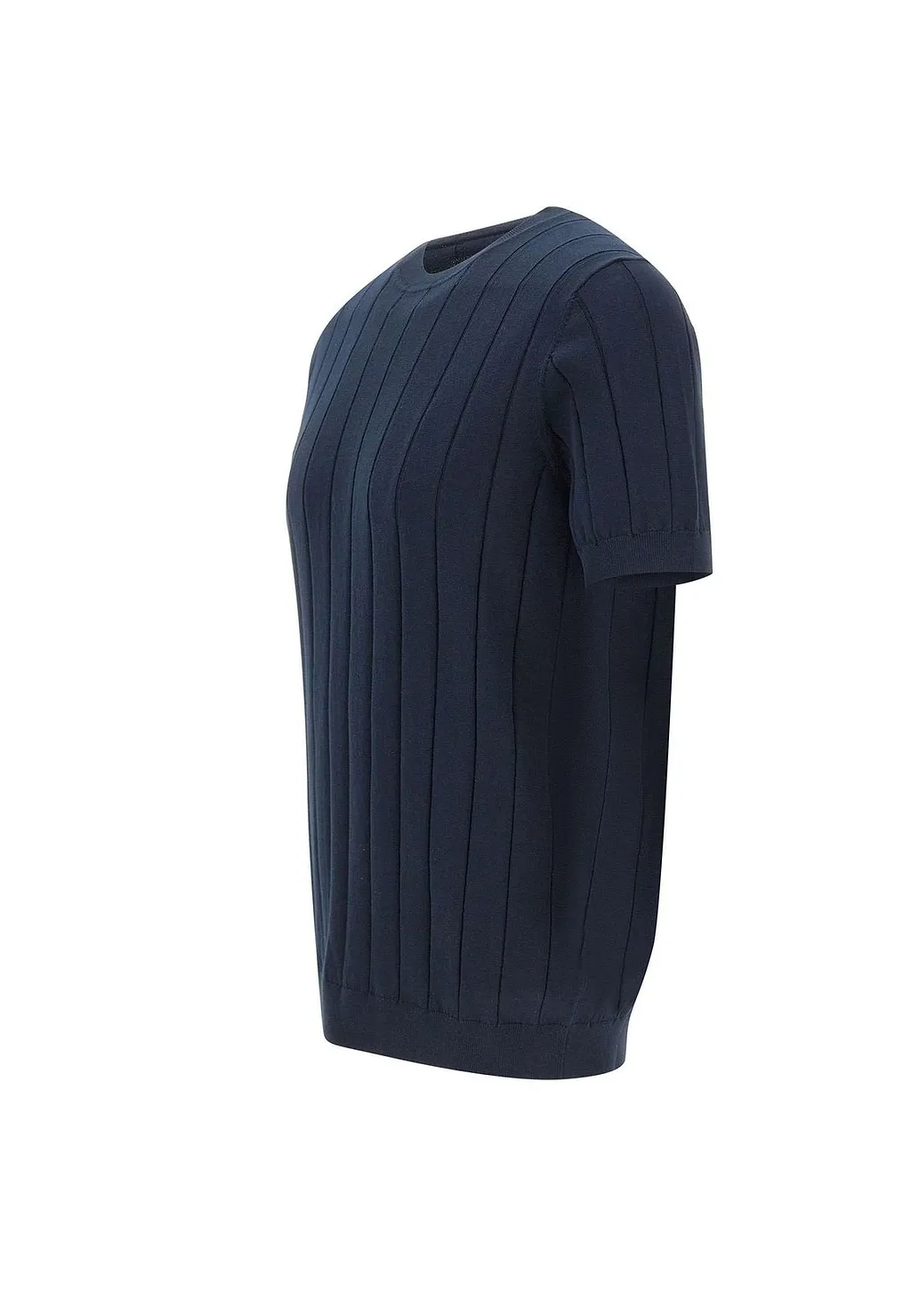 Diktat Ribbed Short-Sleeve Knitted Top