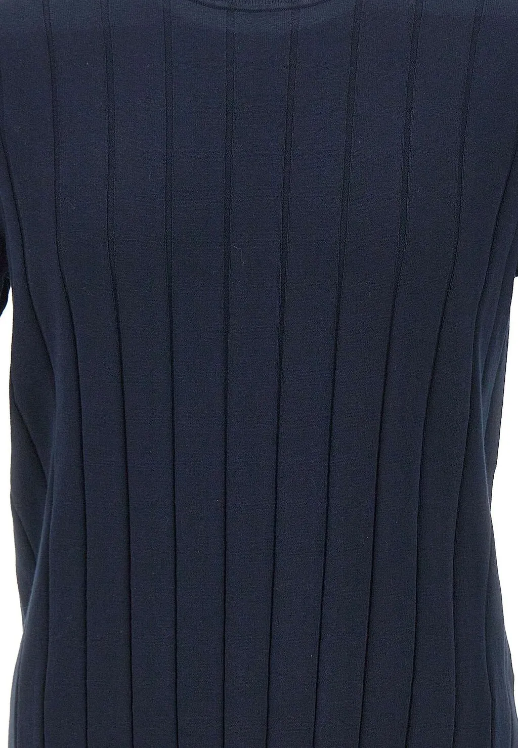 Diktat Ribbed Short-Sleeve Knitted Top