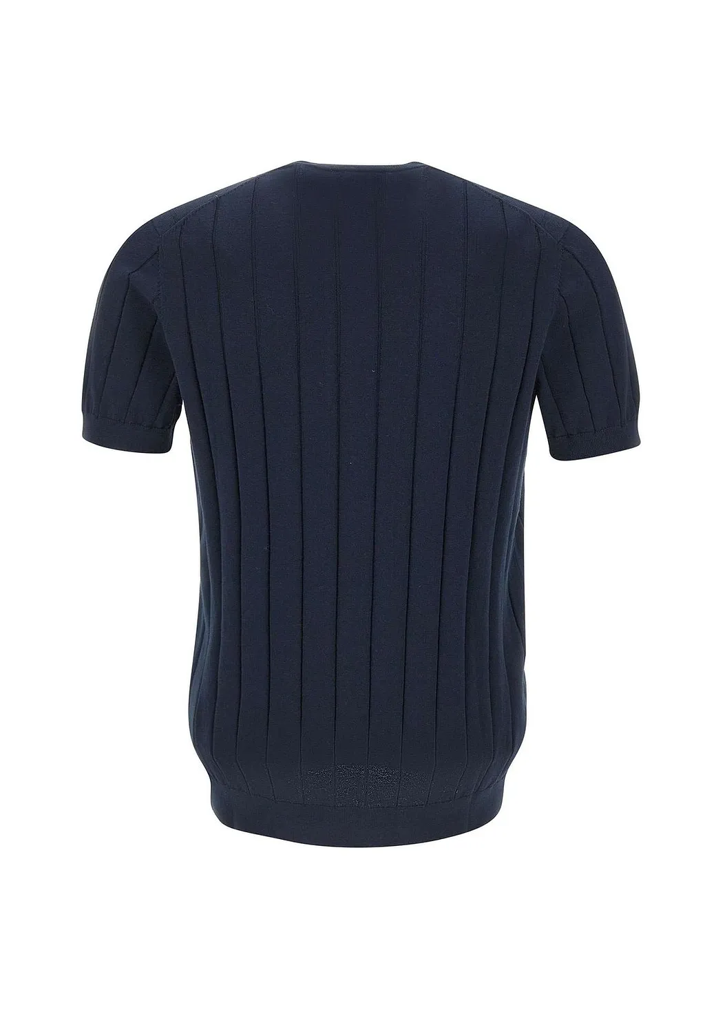 Diktat Ribbed Short-Sleeve Knitted Top