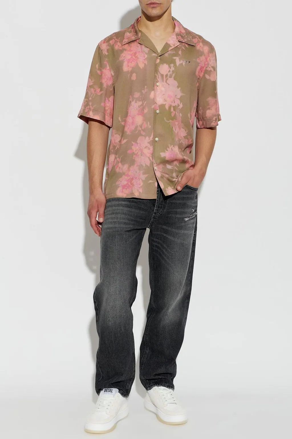 Diesel S Brad Qmce Floral Shirt