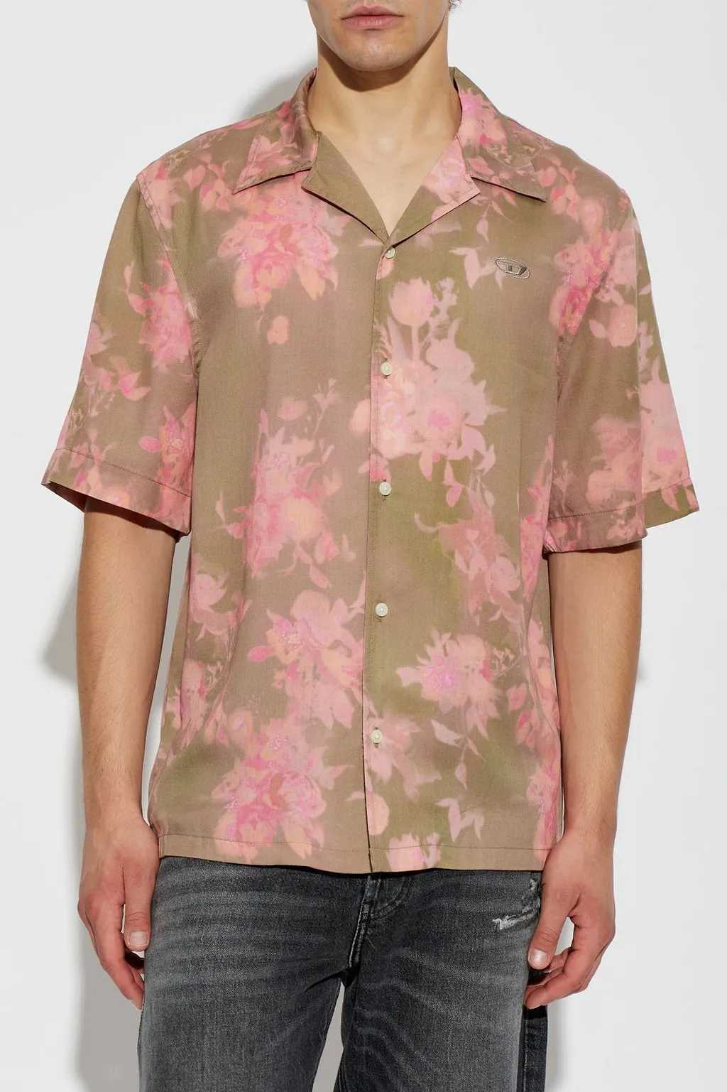 Diesel S Brad Qmce Floral Shirt