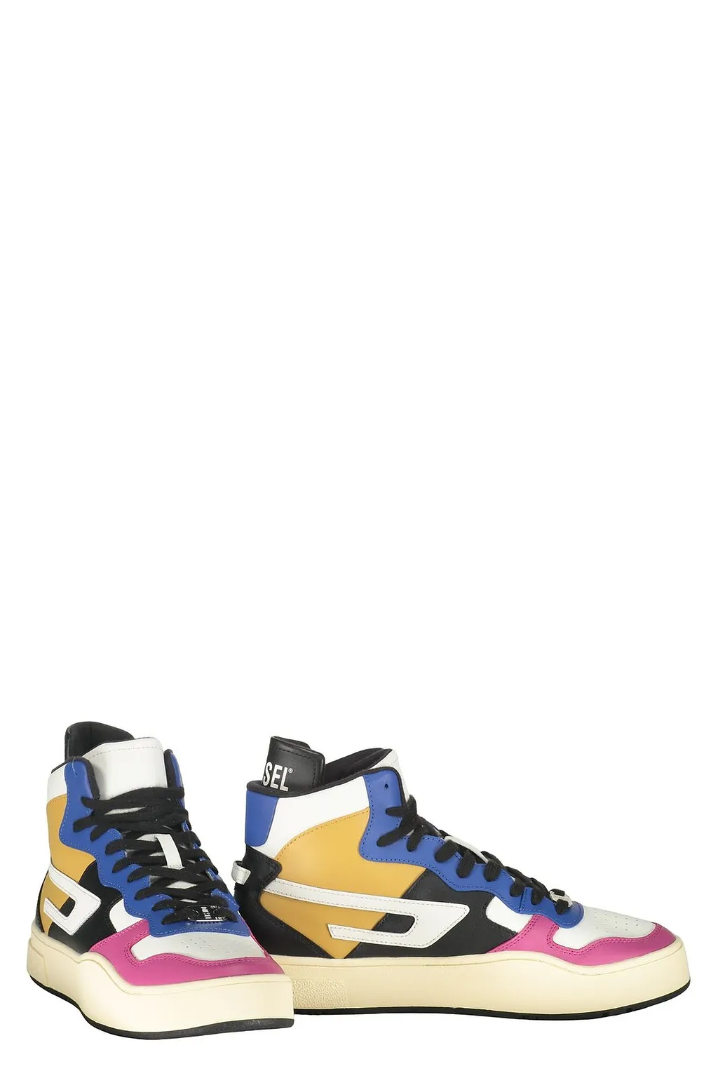 Diesel S-Ukiyo Logo Patch High-Top Sneakers