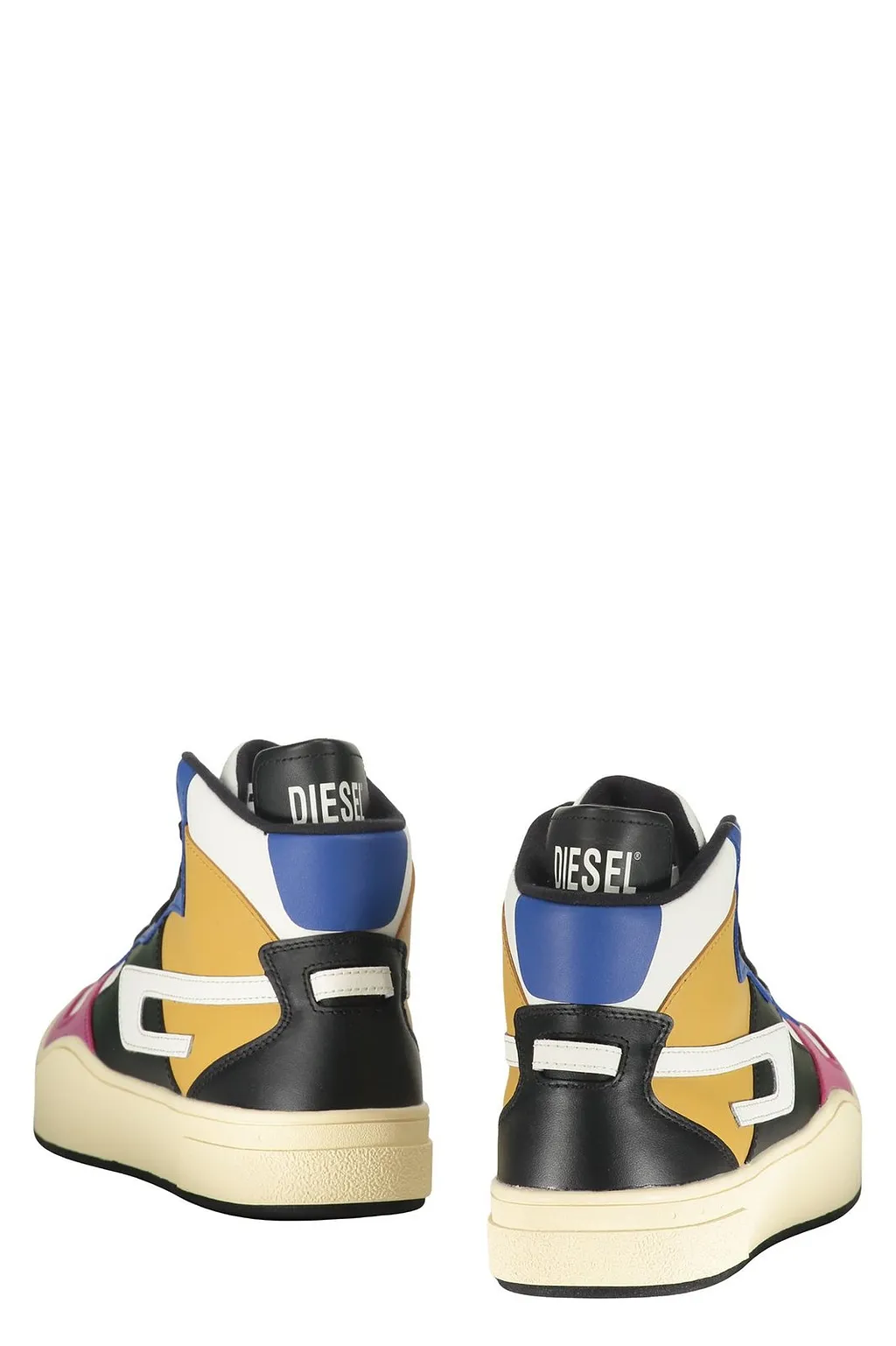Diesel S-Ukiyo Logo Patch High-Top Sneakers