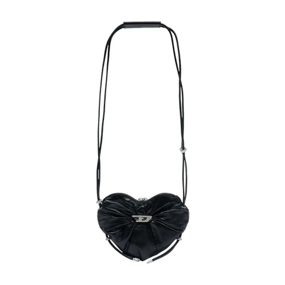 Diesel Scrunch-D Heart Shoulder Bag