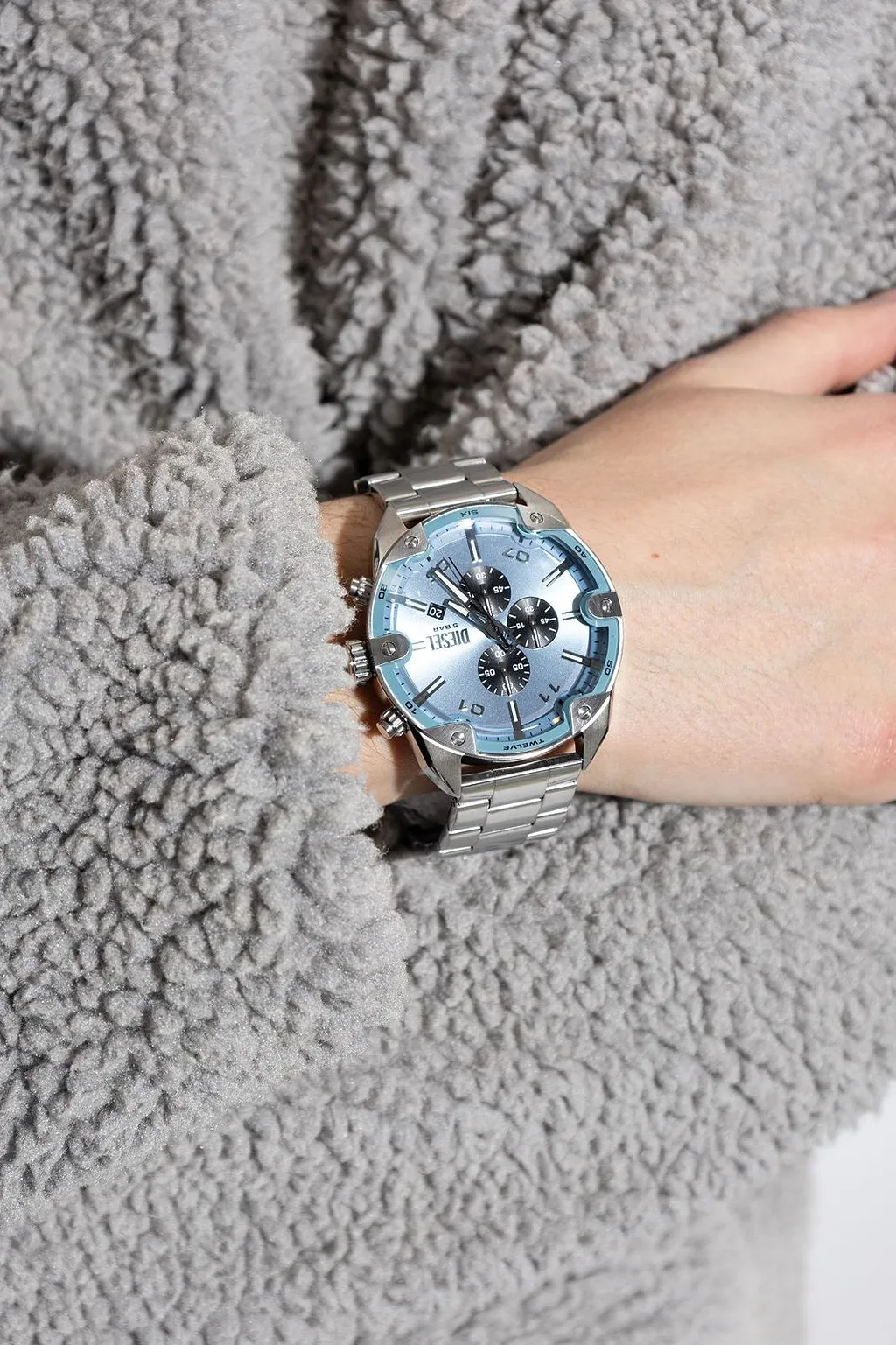 Diesel Spiked Chronograph Watch