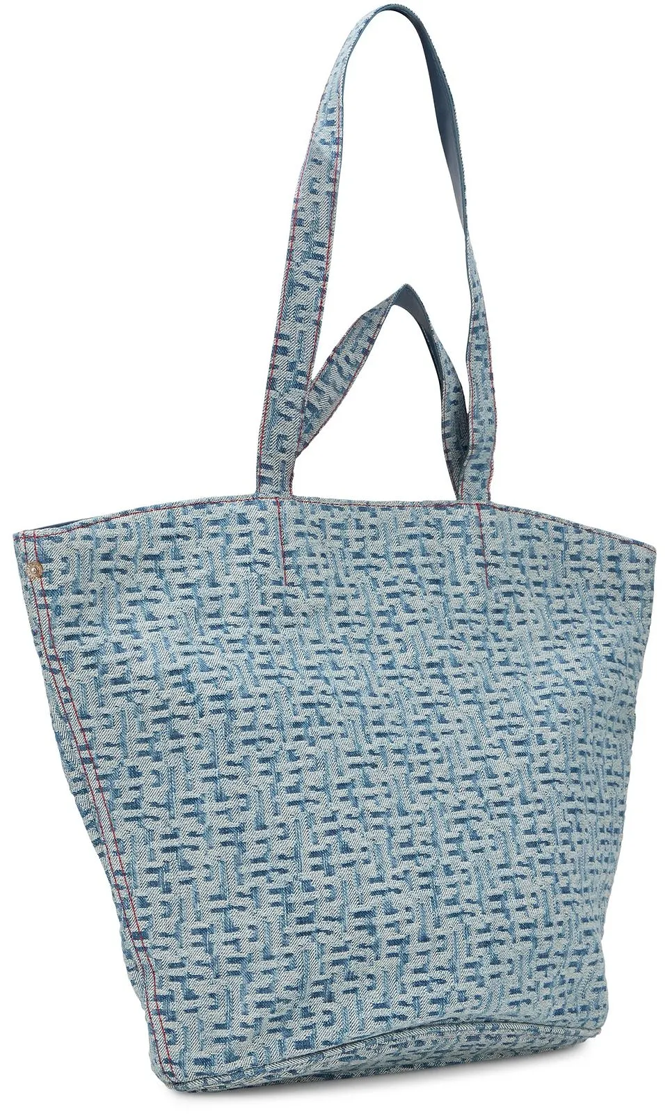 Diesel Monogram Jacquard Denim Tote Bag