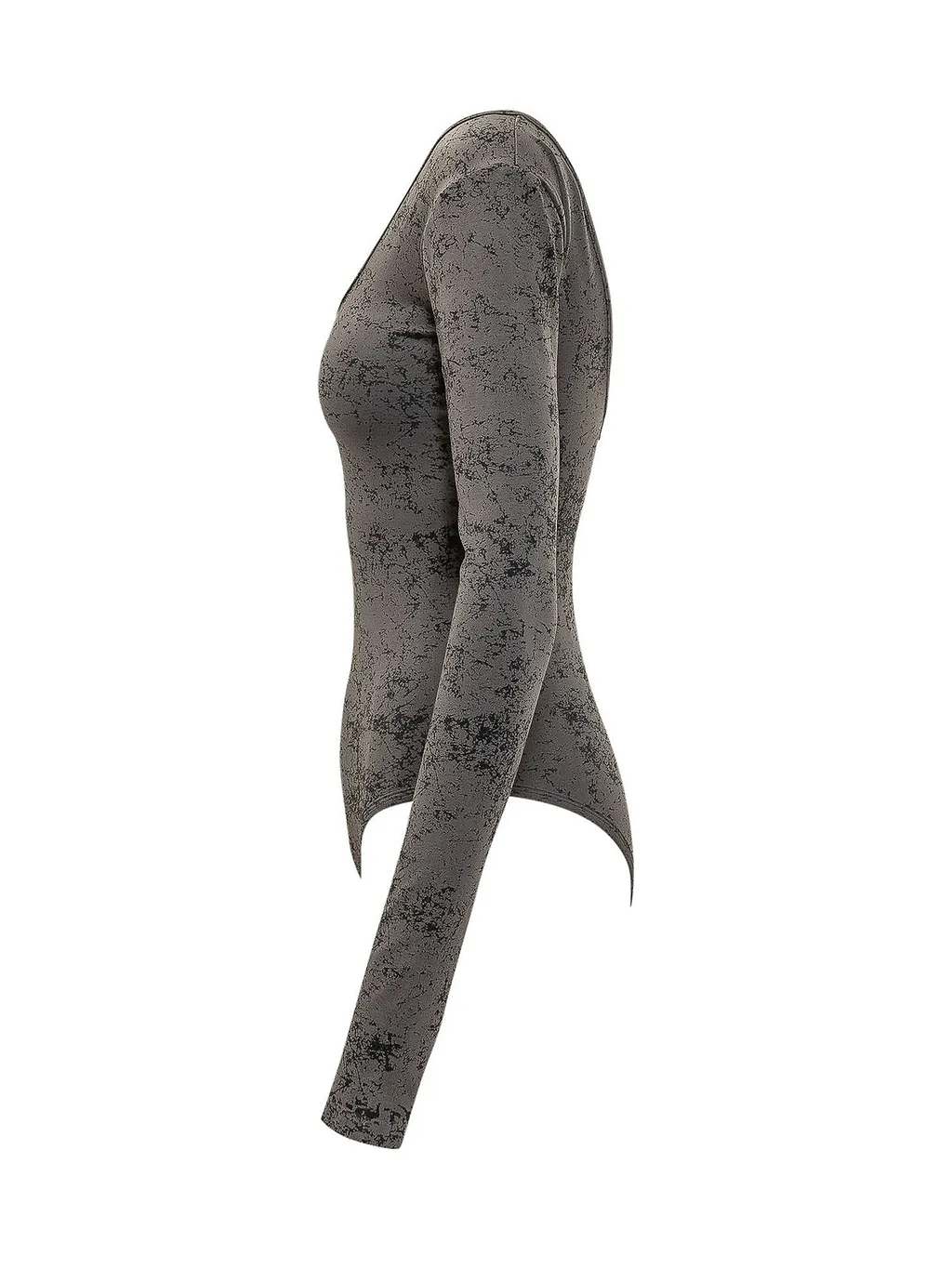 Diesel Open-Back Utilitarian Print Bodysuit