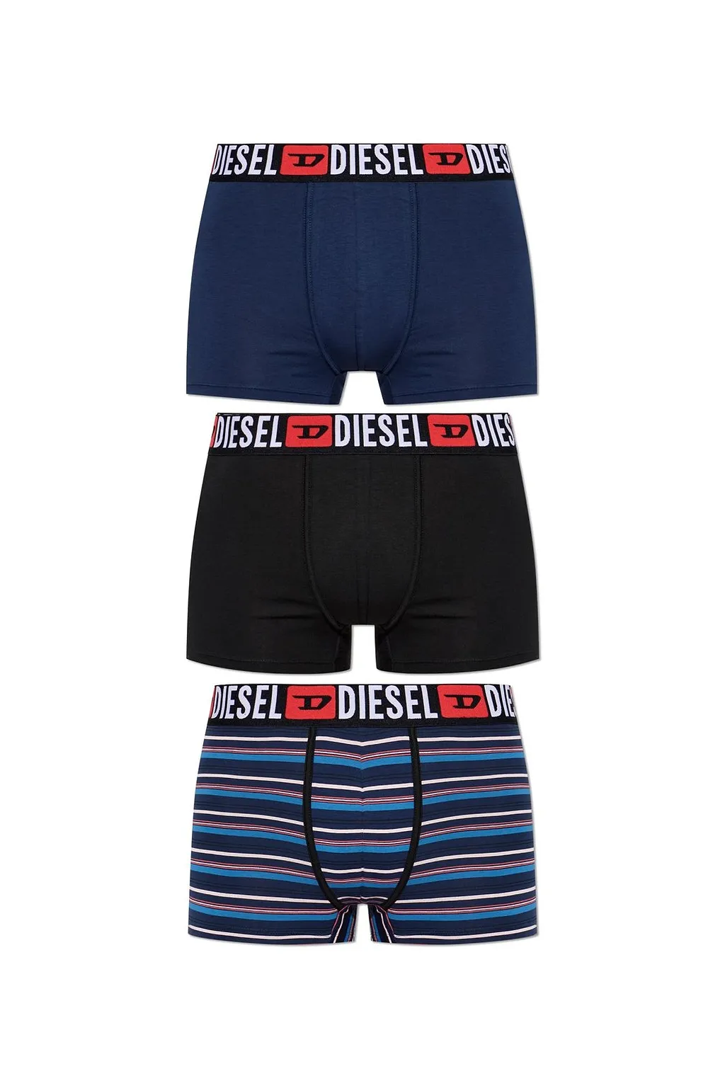 Diesel Three Pack Boxer Briefs