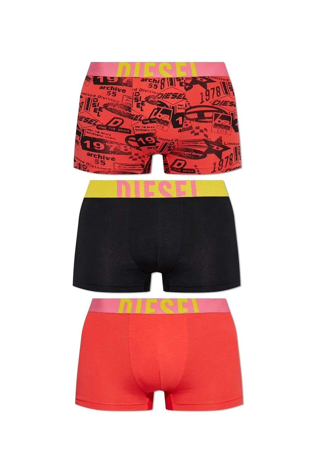 Diesel Three Pack Of Boxer Shorts