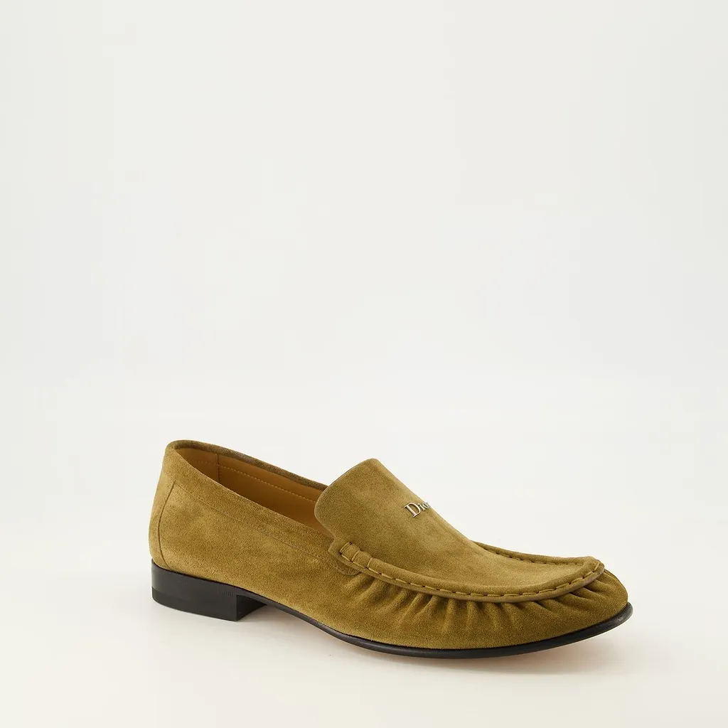 Dior Homme Ruched Moc Toe Loafers