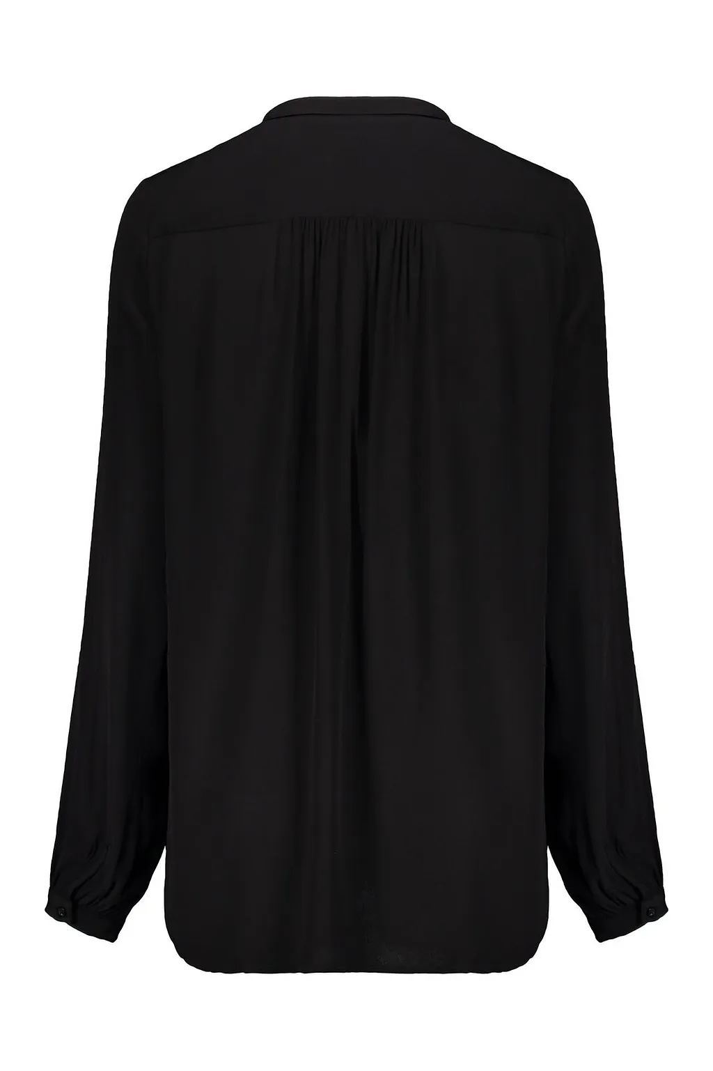 Diesel Tie-Neck Long-Sleeve Top