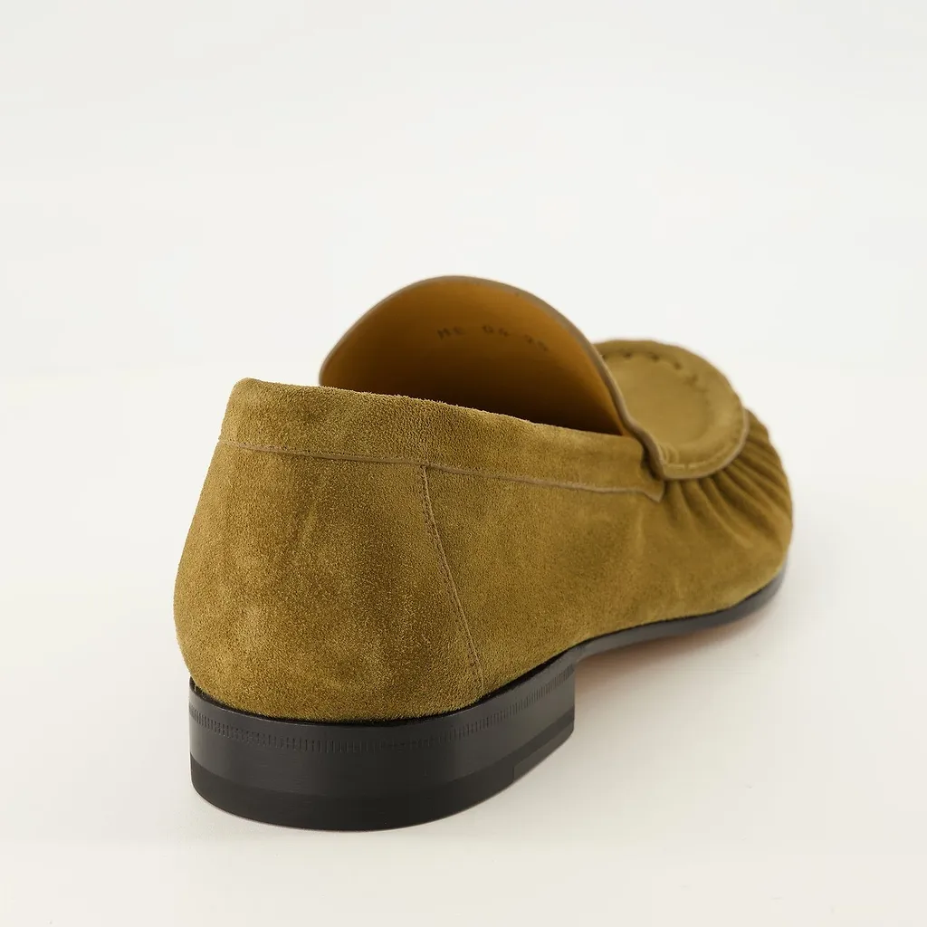 Dior Homme Ruched Moc Toe Loafers