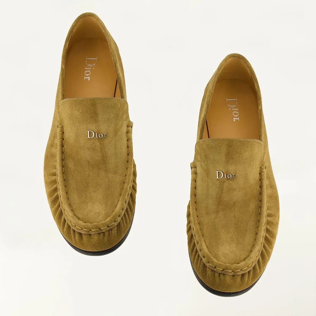 Dior Homme Ruched Moc Toe Loafers