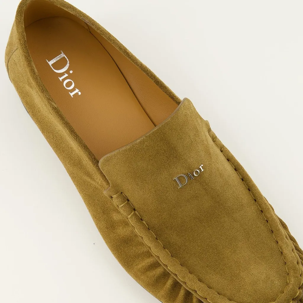 Dior Homme Ruched Moc Toe Loafers
