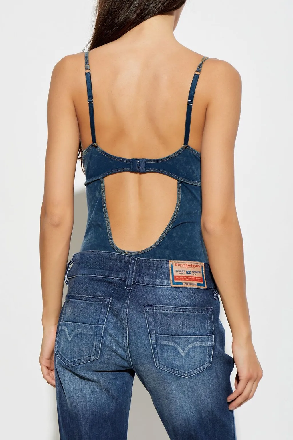 Diesel Tilda-Dnm Denim Bodysuit