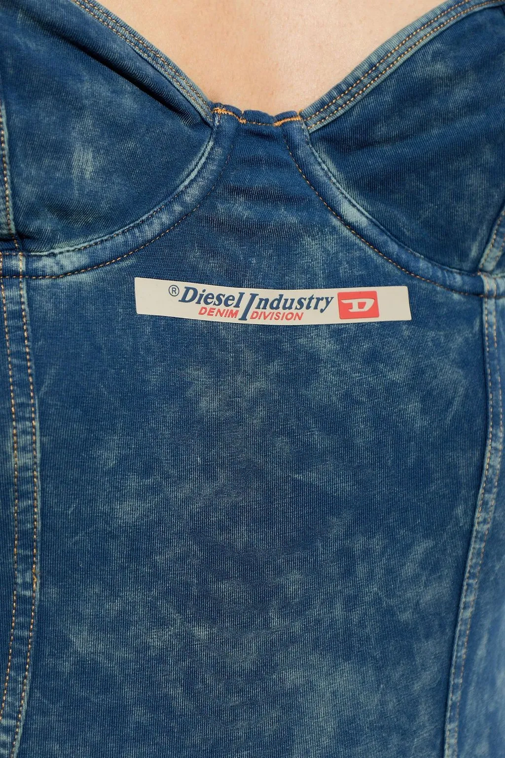 Diesel Tilda-Dnm Denim Bodysuit
