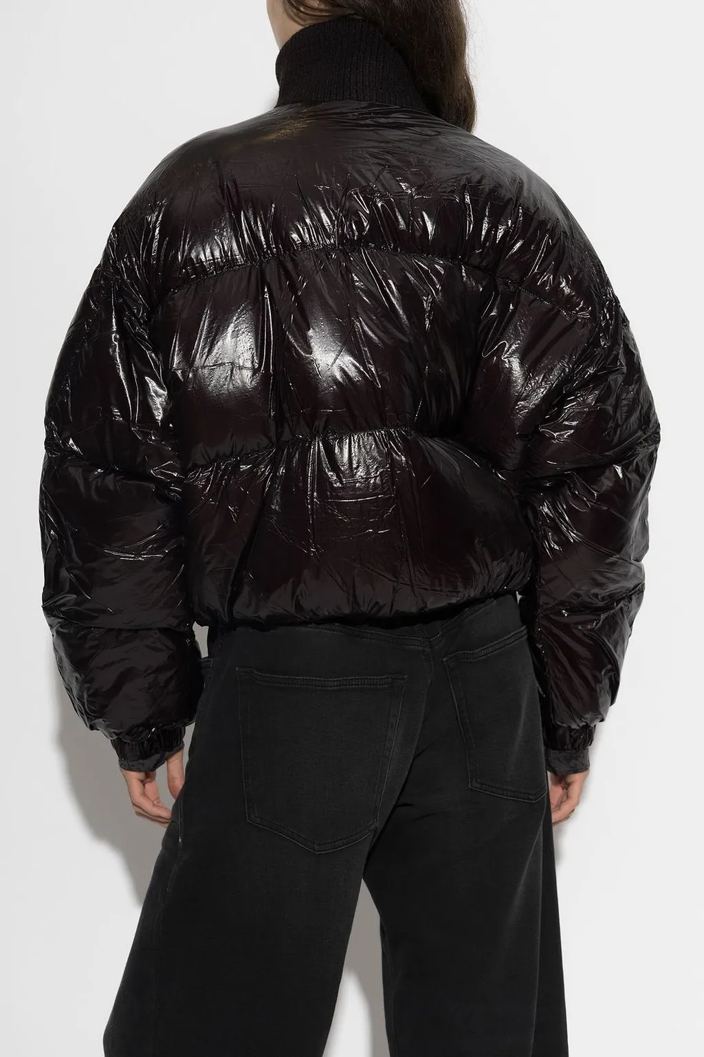 Diesel W Arrior Cropped Puffer Down Jacket