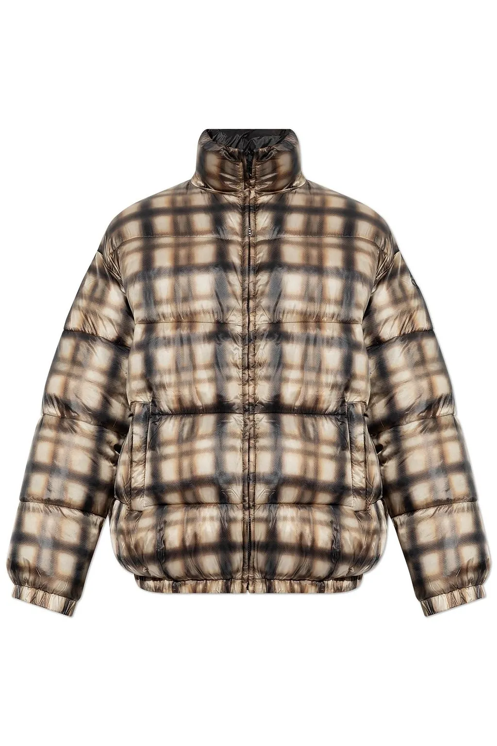 Diesel W-Bourbon-Enbm Reversible Padded Bomber Jacket