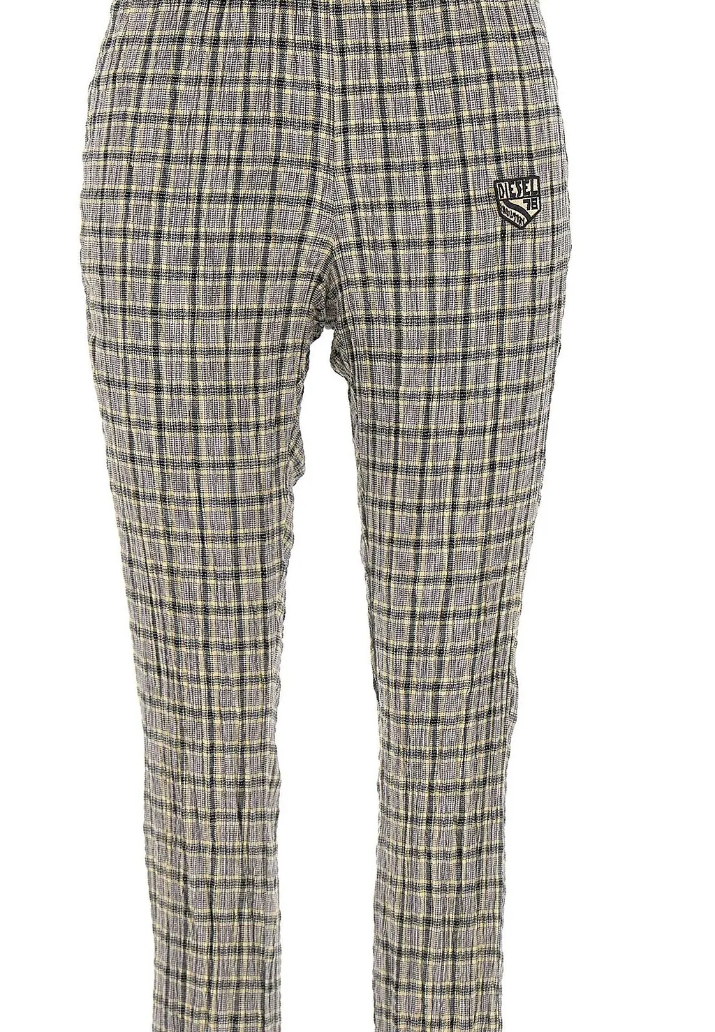 Diesel V Icky Plaid Flared Pants