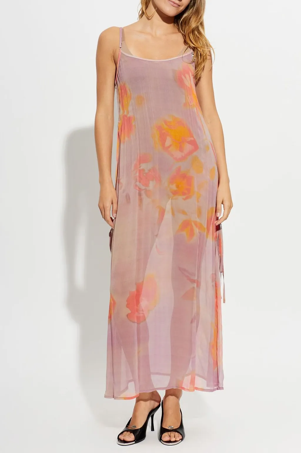 Diesel Vanya Utlt Sheer Maxi Dress