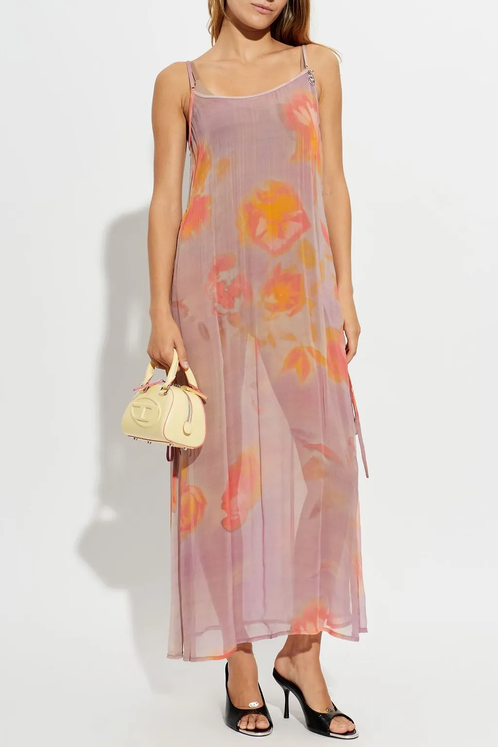 Diesel Vanya Utlt Sheer Maxi Dress