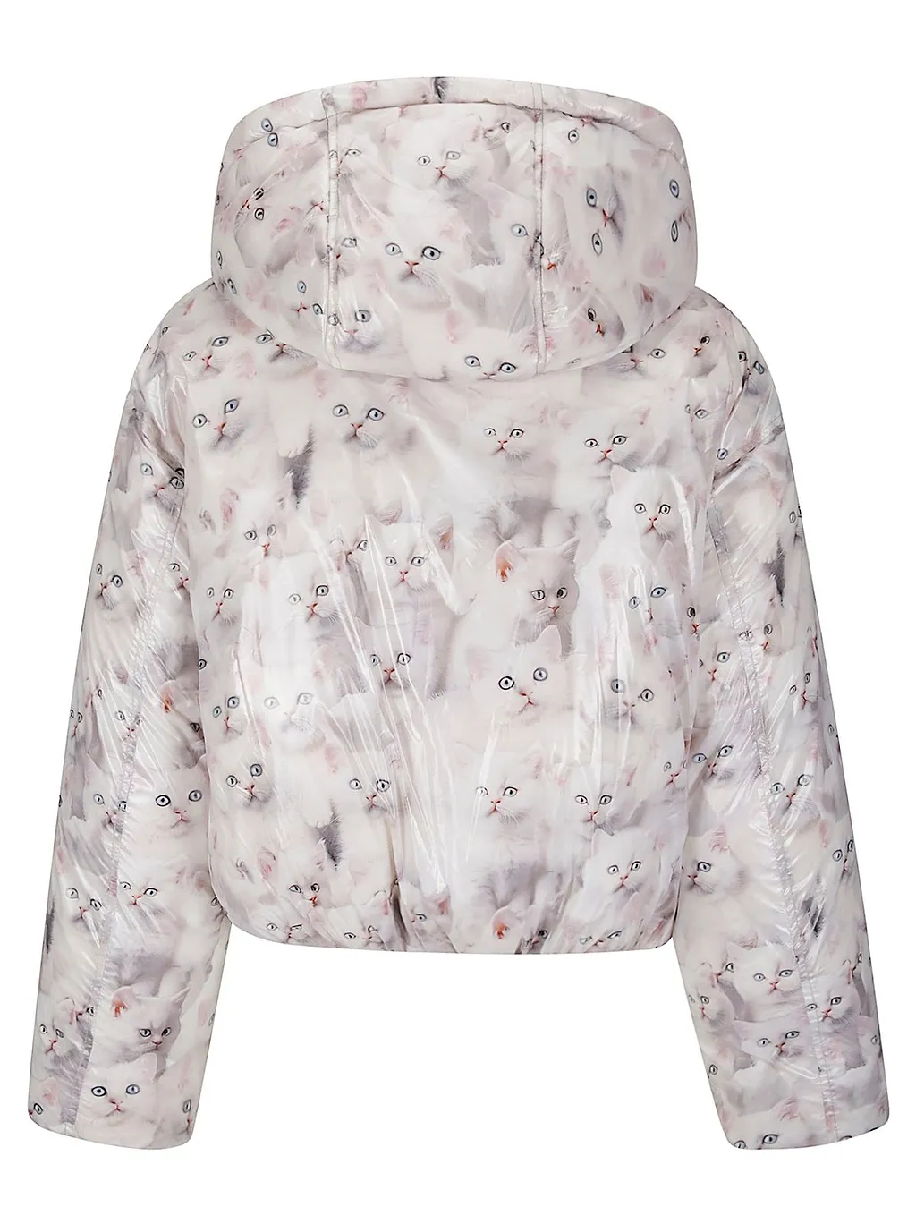 Diesel W-Inner-R1 Cat Printed Padded Jacket