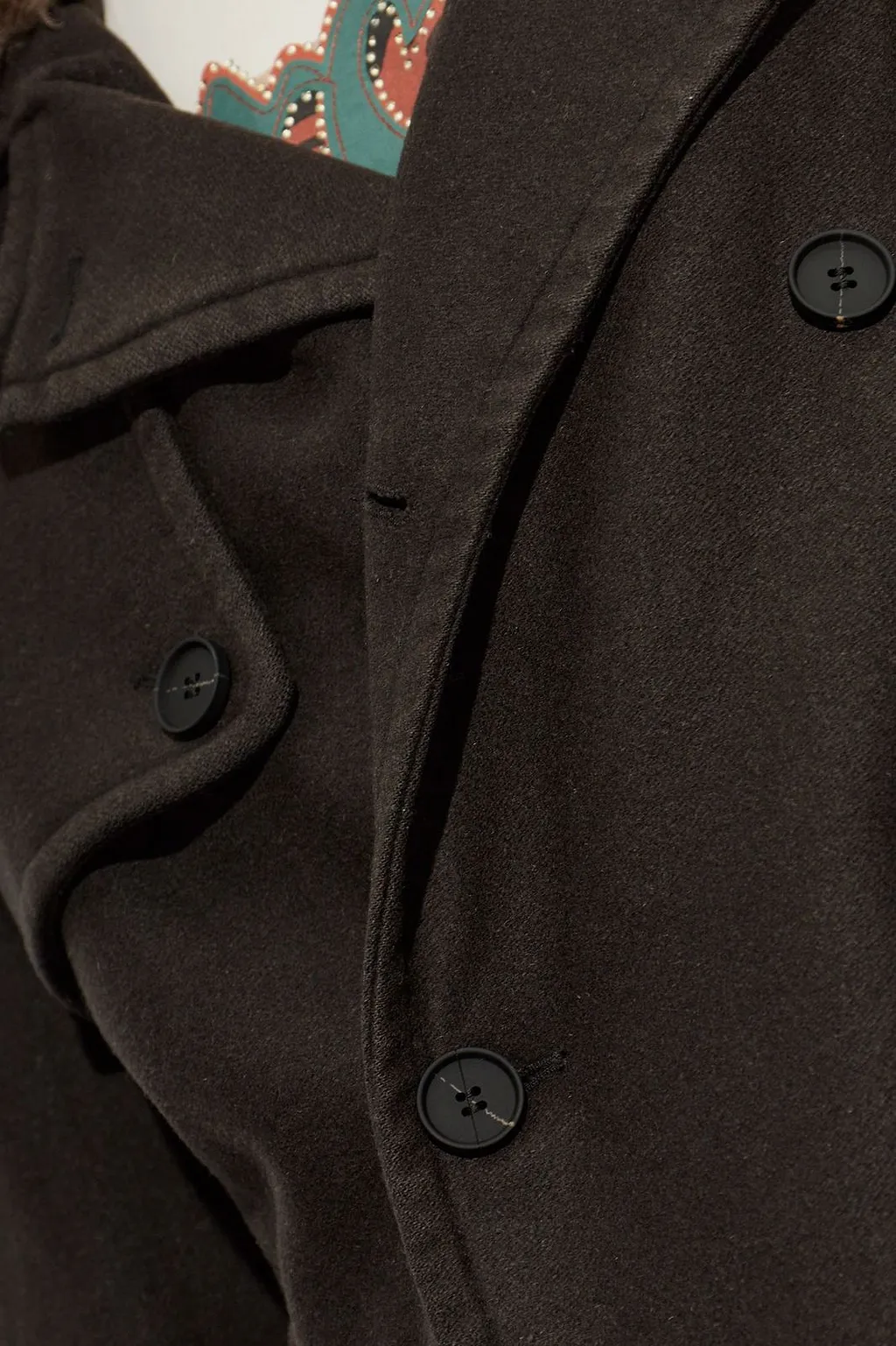 Diesel W Jake Qmch Shearling Collar Coat