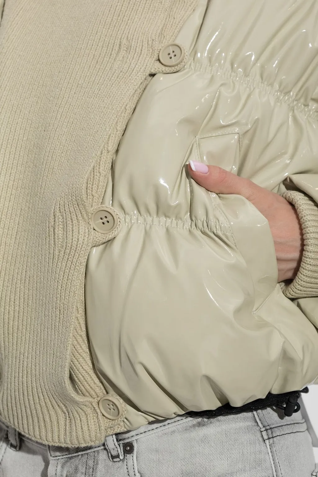 Diesel W-Idney Cropped Down Jacket